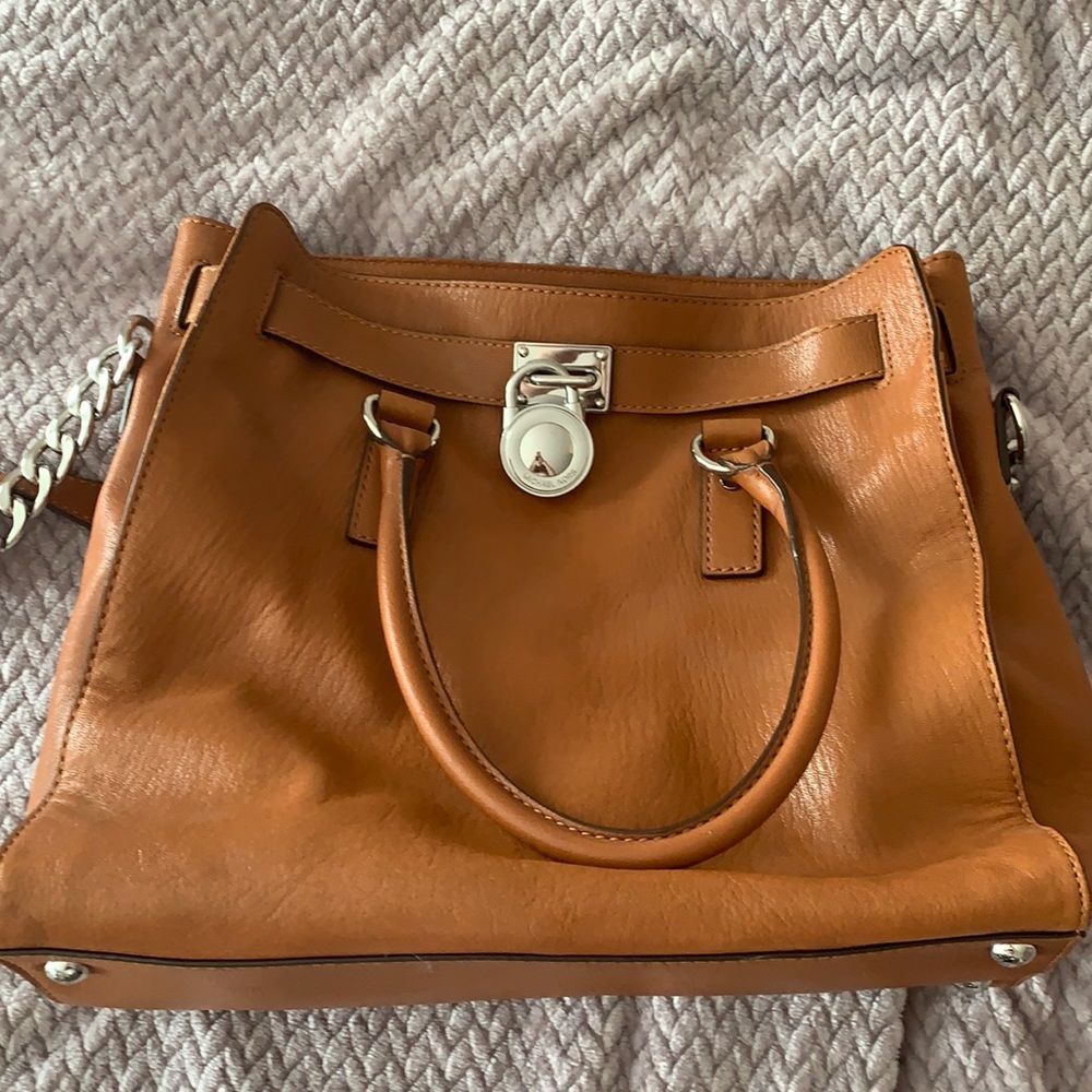 Caramel Michael Kors purse
